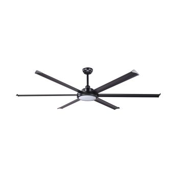Faro Rotterdam 20 XL - deckenventilator mit licht und fernbedienung - Ø 200 cm - 32W LED inkl. - matt schwarz