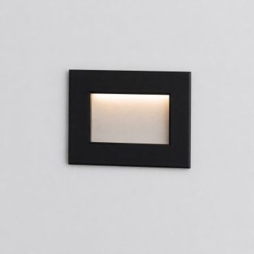 Nova Luce Olin - Wandeinbauleuchte - 10,2 x 7,8 x 5,8 cm - 3W LED inkl. - IP65 - dunkel anthrazit