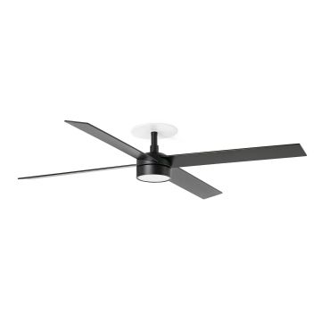 Faro Rudder L - Deckenventilator mit Licht und Einbaufassung - Ø 132 cm - matt schwarz