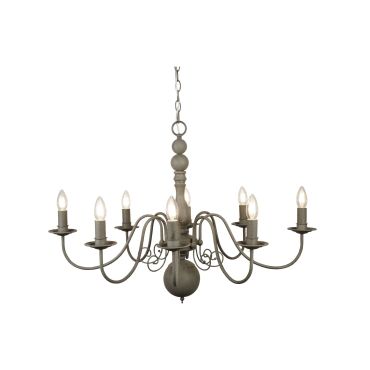 Searchlight Greythorne - Kronleuchter - 89 x 63 x 150 cm - grau