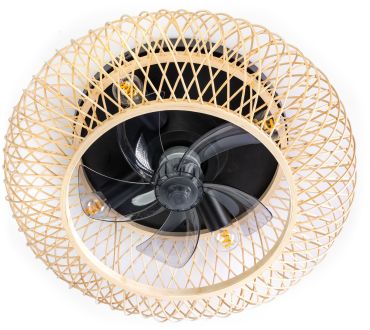 ETH Fan No. 8 - deckenventilator mit fernbedienung - Ø 50 x 22 cm - hellbraun