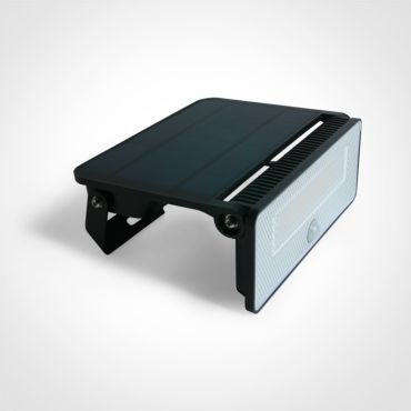 ONE Light - Solar-Wandleuchte mit Tag/Nacht und PIR-Sensor - 18,4 x 13,9 x 2,9 cm - 12W LED inkl. - IP54 - schwarz
