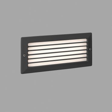 Faro Stripe III - Wandeinbauleuchte - 23,3 x 7,7 x 10 cm - 5W LED inkl. - IP54 - dunkelgrau