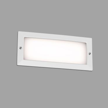 Faro Stripe - Wandeinbauleuchte - 23,3 x 7,7 x 10 cm - 5W LED inkl. - IP54 - matt weiß