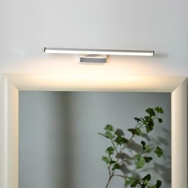 Lucide Onno - Spiegelbeleuchtung Bad - 40 x 12,1 x 4,2 cm - 8W LED inkl. - IP44 - Chrom matt