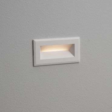 Nova Luce Vivion - Wandeinbauleuchte - 10 x 5 x 6,5 cm - 1W LED inkl. - IP54 - Sand Weiß