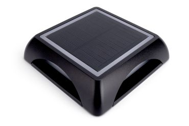 Integral LED True - solar-aufbau-bodenspot mit bewegungsmelder - 14 x 3,2 x 14 cm - 1,2W LED inkl. - IP65 - schwarz