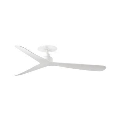 Faro Rocker M - Deckenventilator mit Einbaufassung - Ø 132 cm - matt weiß