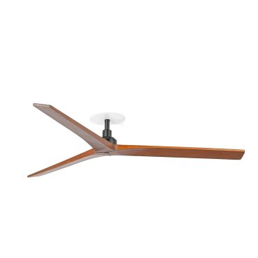 Faro Klim L - Deckenventilator mit Einbaufassung - Ø 150 cm - matt schwarz und dunkle walnuss