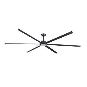 Faro Rotterdam 30 XXL – deckenventilator mit licht und fernbedienung – Ø 300 cm – 32W LED inkl. – matt schwarz