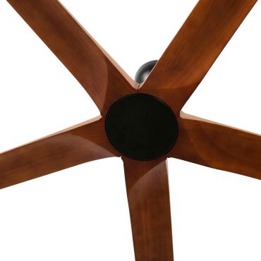 Faro Bigwood 20 XL - deckenventilator - Ø 200 cm - matt schwarz und walnuss dunkel