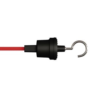 Creative Cables Haken für Lichtkabel - IP44 - schwarz