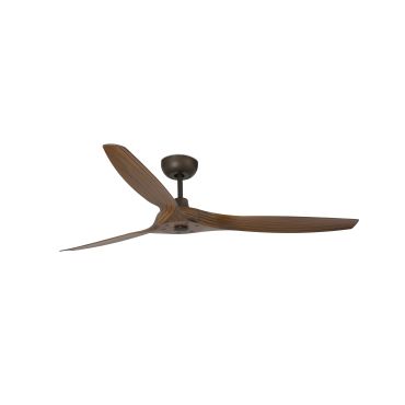 Faro Morea - Deckenventilator mit Fernbedienung mit Zeitschaltuhr - Ø 152 cm - dunkelbraun