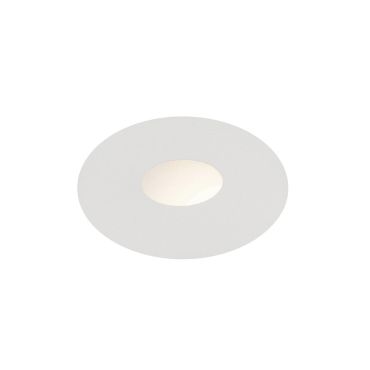 Nova Luce Passaggio - Wandeinbauleuchte - Ø 37 mm, Ø 32 mm Einbaumaß - 1W LED inkl. - IP54 - weiß