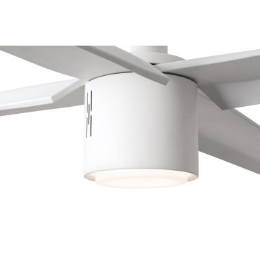 Faro Attos - Deckenventilator mit Licht und Fernbedienung - Ø 213 cm - 18W dimmbare LED inkl. - weiß