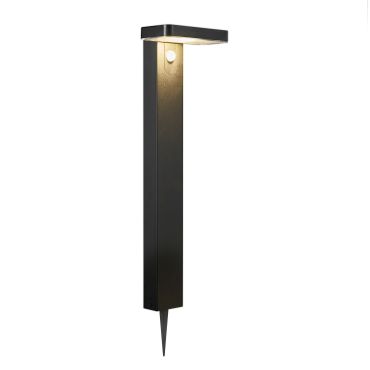 Nordlux Rica Square Solar - Gartenpfosten auf Erdspieß mit Solarantrieb - Ø 15 x 60 cm - 5W LED inckl. - IP44 - schwarz