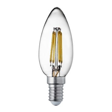 Searchlight LED Lampe - Ø 4 x 10 cm - E14 - 4.5W dimmbar (10er Set) - 2700K - transparent