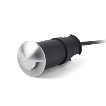 Faro Kane - Wandeinbauleuchte - Ø 4,5 x 9 cm - 3W LED inkl. - IP67 - Edelstahl satiniert