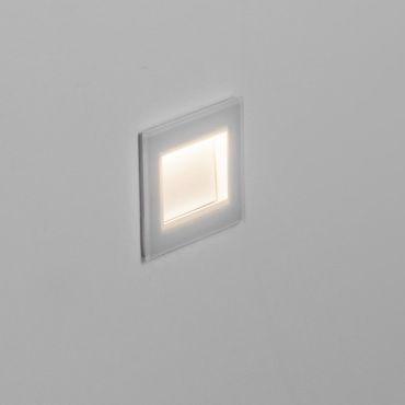 Nova Luce Olin - Wandeinbauleuchte - 10,2 x 7,8 x 5,8 cm - 3W LED inkl. - IP65 - Sand Weiß