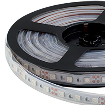 Elmark LED-Streifen 300 - 5 Meter LED-Streifen 12Vdc - 14,4W pro Meter - IP65 - RGB