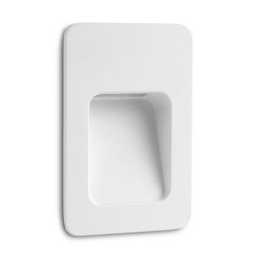 Faro Nase - Wandeinbauleuchte - 9 x 5,7 x 13,5 cm - 3W LED inkl. - IP44 - matt weiß