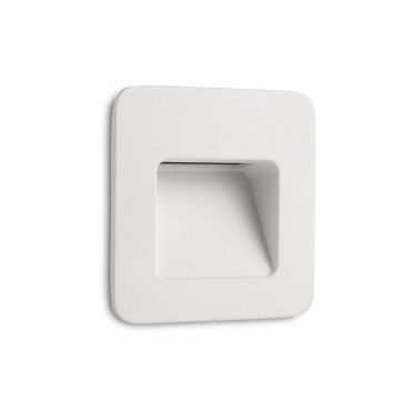 Faro Nase - Wandeinbauleuchte - 9,4 x 5,7 x 9,4 cm - 2,9W LED inkl. - IP44 - matt weiß