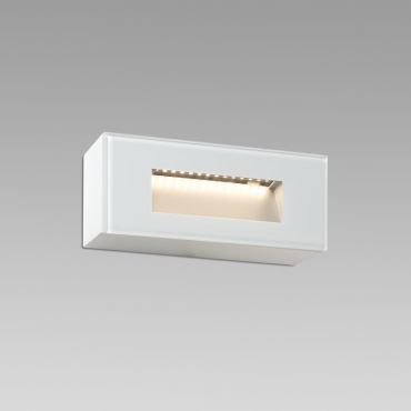 Faro Dart - Wandeinbauleuchte - 19 x x 3,6 x 8 cm - 5W LED inkl. - IP65 - matt weiß