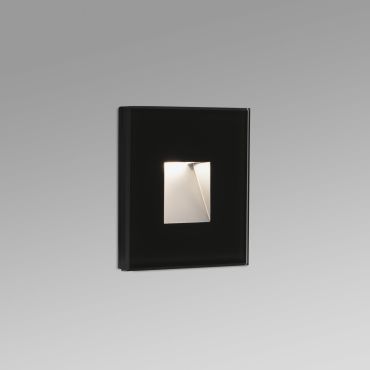 Faro Dart - Wandeinbauleuchte - 8 x 3,6 x 8 cm - 2W LED inkl. - IP65 - mattschwarz