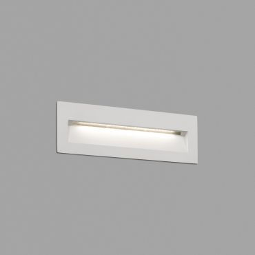 Faro Nat - Wandeinbauleuchte - 22,5 x 7,3 x 7,5 cm - 8W LED inkl. - IP65 - weiß mattiert