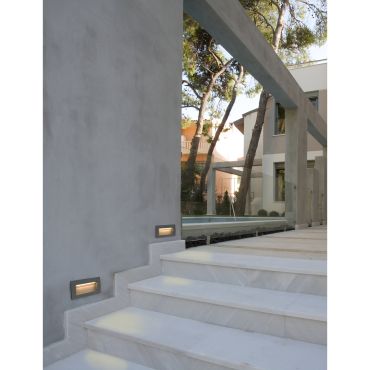 Faro Sedna - Wandeinbauleuchte - 14 x 7,2 x 7 cm - 3W LED inkl. - IP65 - dunkelgrau