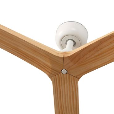 Faro Klim M - Deckenventilator - Ø 125 cm - matt Weiß und Kiefer