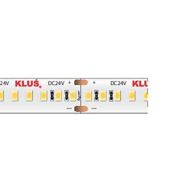 KLUS LED Streifen - 1cm breit, 500cm lang - 24Vdc - dimmbar - 9.6W LED pro Meter - 240 LEDs pro Meter - IP20