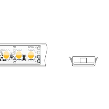 KLUS LED-Streifen - 1cm breit, 500cm lang - 24Vdc - 7W LED pro Meter - 120 LEDs pro Meter - IP65 - RGB