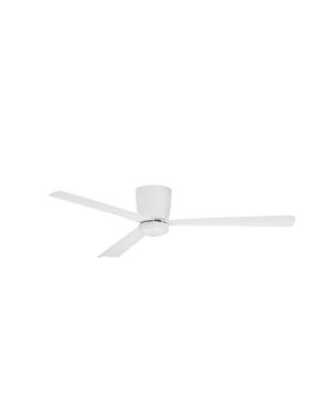 Nova Luce Dell - Deckenventilator mit Fernbedienung und Lichtoption - Ø 121,9 x 18,2 cm - weiß