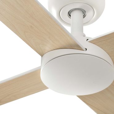 Faro Rudder L 4 - deckenventilator - Ø 132 cm - matt weiß und esche