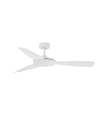 Nova Luce Blaire - Deckenventilator mit Fernbedienung - Ø 132 x 42 cm - 38W inkl. - weiß