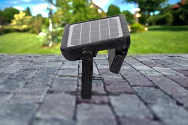 Century Italia Dverso – Solarstrahler mit Sensor – 21,7 x 3,3 x 14,9 cm – 5W LED inkl. – IP65 – schwarz
