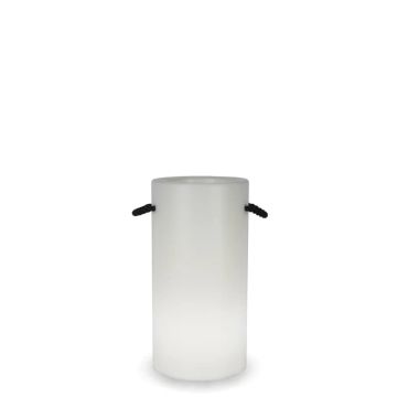 New Garden Palma - Flaschenhalter mit Beleuchtung solar mit wiederaufladbarem Akku und Fernbedienung - Ø 35 x 70 cm - RGB + weiß 5W dimmbare LED inkl. - IP65 - weiß