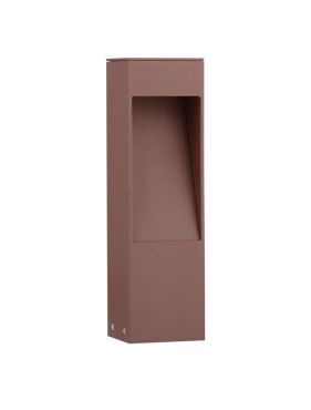 Nova Luce Maddi - gartenpfosten - 8,5 x 30 x 7,5 cm - 7W LED inkl. - IP65 - Sand Corten