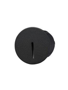 Nova Luce Aizen - Wandeinbauleuchte - Ø 7 x 6,5 cm - 3W LED inkl. - IP54 - dunkel anthrazit
