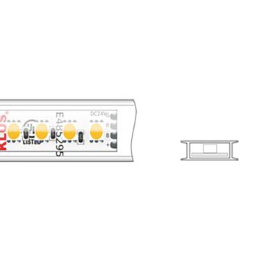 KLUS LED-Streifen - 1,67cm breit, 500cm lang - 24Vdc - 12W LED pro Meter - 120 LEDs pro Meter - IP65 - RGB