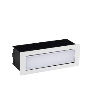 Nova Luce Echo - Wandeinbauleuchte - 17,6 x 6,25 x 6,3 cm - 6W LED inkl. - IP54 - Sand Weiß