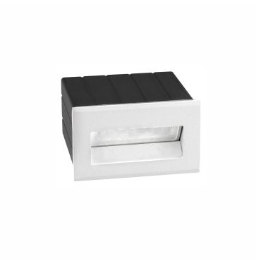 Nova Luce Krypton - Wandeinbauleuchte - 8,5 x 8 x 5,5 cm - 1,5W LED inkl. - IP54 - weiß