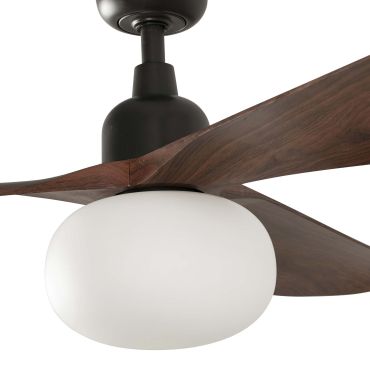 Faro Outwood L - deckenventilator mit licht - Ø 150 cm - IP44 - dunkelbraun und dunkle walnuss