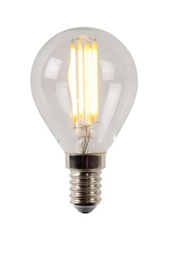 Lucide LED Glühbirne - Ø 4,5 x 7,7 cm - E14 - 4W dimmbar - 2700K - transparent