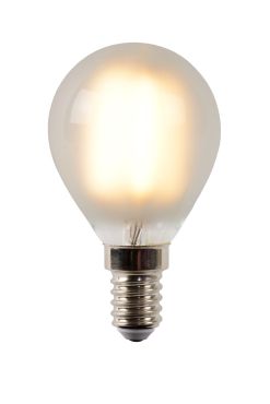 Lucide LED Glühbirne - Ø 4,5 x 7,7 cm - E14 - 4W dimmbar - 2700K - alabaster