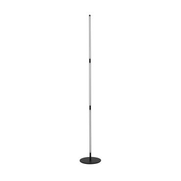 Nova Luce Handy - Stehleuchte - 171 cm - 25W LED inkl. - sand schwarz