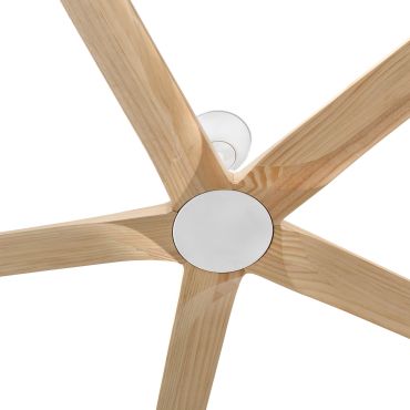 Faro Bigwood 20 XL - deckenventilator - Ø 200 cm - matt Weiß und Kiefer