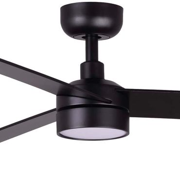 Faro Rudder S - Deckenventilator mit Licht - Ø 106 cm - matt schwarz