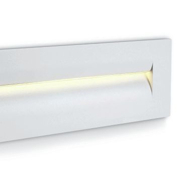 ONE Light Outdoor Dark Light Wall Recessed - Wandeinbauleuchte - 25 x 7,3 x 8,7 cm - 8,5W LED inkl. - IP65 - weiß